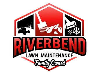 Riverbend Lawn Maintenance  logo design by PMG