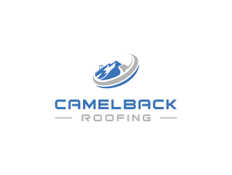 CAMELBACK ROOFING logo design by diki