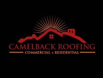 CAMELBACK ROOFING logo design by shravya