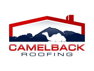 CAMELBACK ROOFING logo design by mewlana