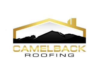 CAMELBACK ROOFING logo design by mewlana