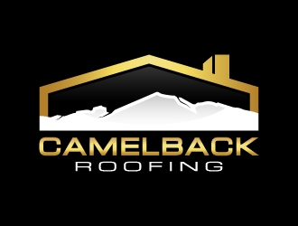 CAMELBACK ROOFING logo design by mewlana