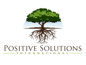 Positive Solutions International logo design by ElonStark