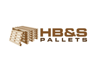 HB&S PALLETS logo design by abss