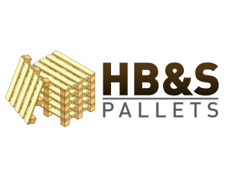 HB&S PALLETS logo design by Dakon