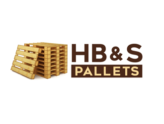 HB&S PALLETS logo design by megalogos