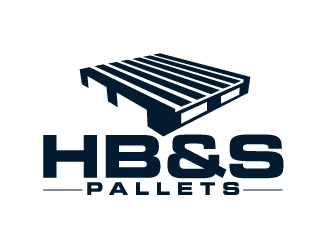 HB&S PALLETS logo design by ElonStark