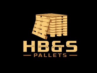 HB&S PALLETS logo design by NikoLai
