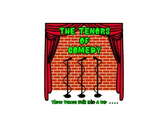 The Tenors of Comedy logo design by Hansiiip