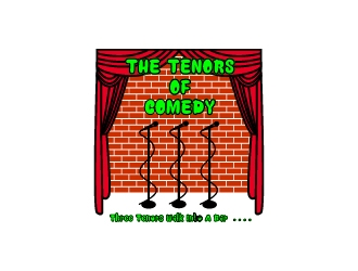 The Tenors of Comedy logo design by Hansiiip