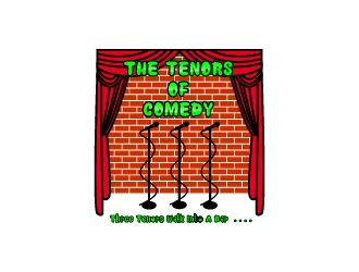 The Tenors of Comedy logo design by Hansiiip