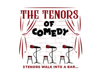 The Tenors of Comedy logo design by logoguy
