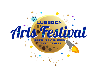 Lubbock Arts Festival logo design by coco