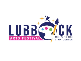 Lubbock Arts Festival logo design by Foxcody
