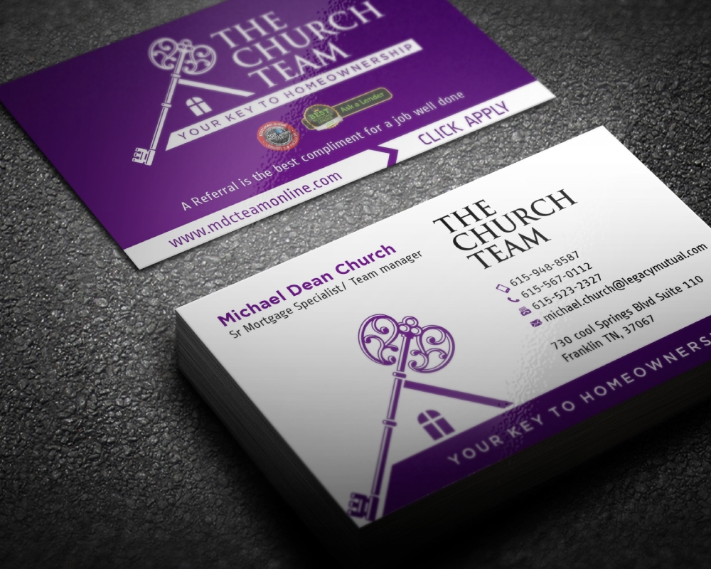 The Church Team Legacy Mutual Mortgage logo design by Boomstudioz