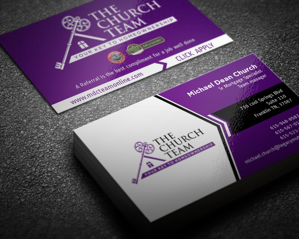 The Church Team Legacy Mutual Mortgage logo design by Boomstudioz