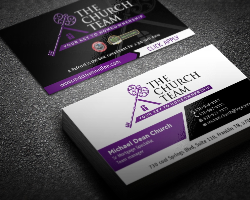 The Church Team Legacy Mutual Mortgage logo design by Boomstudioz