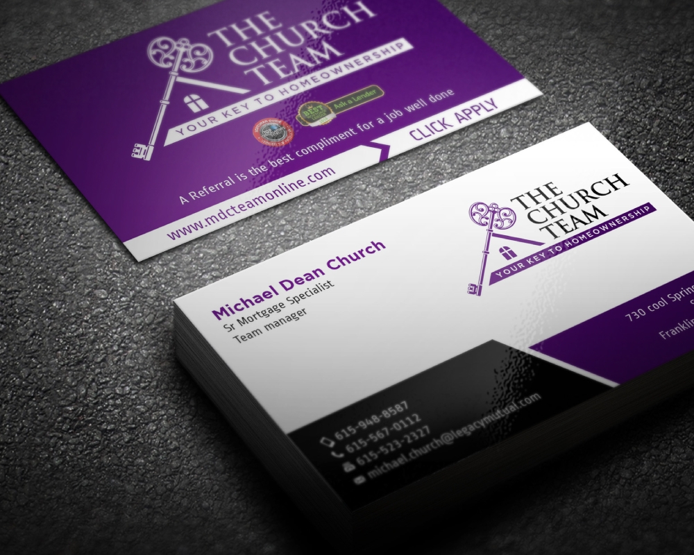 The Church Team Legacy Mutual Mortgage logo design by Boomstudioz