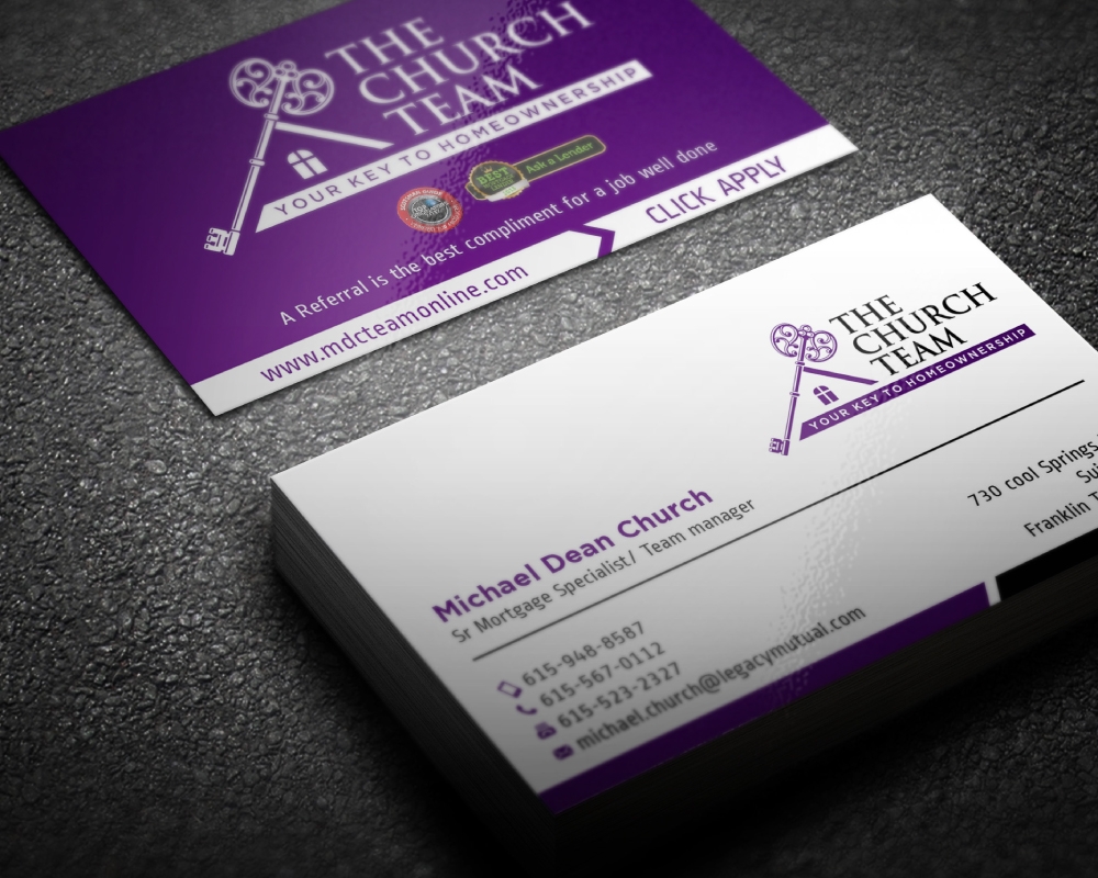 The Church Team Legacy Mutual Mortgage logo design by Boomstudioz