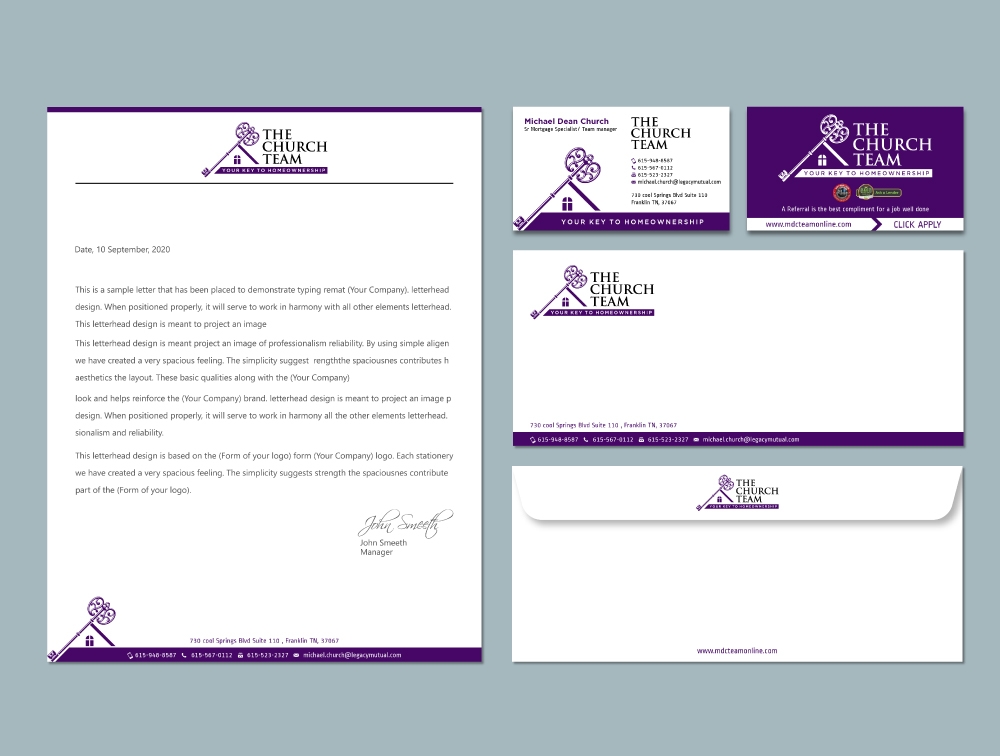 The Church Team Legacy Mutual Mortgage logo design by Boomstudioz