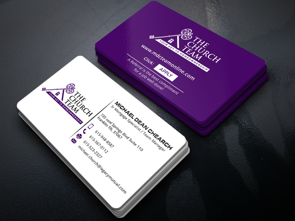 The Church Team Legacy Mutual Mortgage logo design by Gelotine