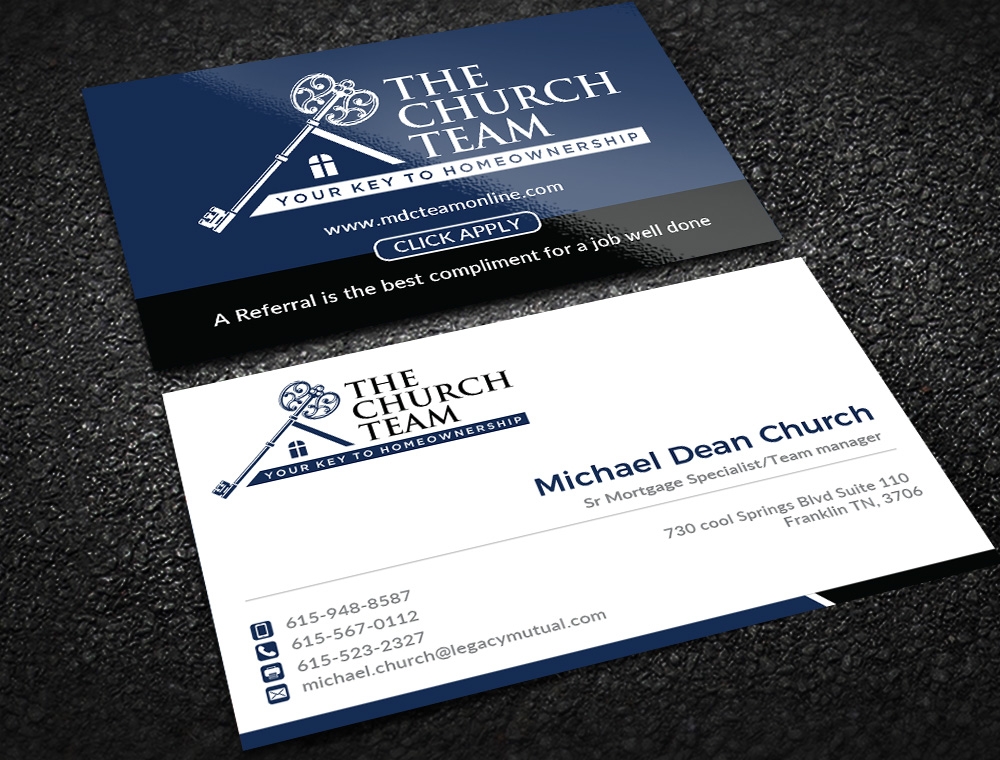 The Church Team Legacy Mutual Mortgage logo design by mattlyn