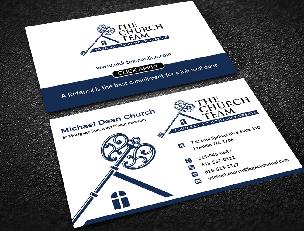 The Church Team Legacy Mutual Mortgage logo design by mattlyn