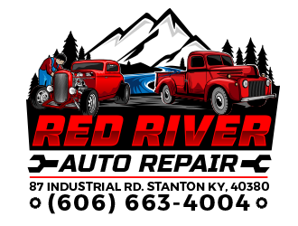 Red River Auto Repair logo design by scriotx