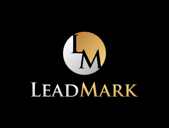 LeadMark logo design by lexipej