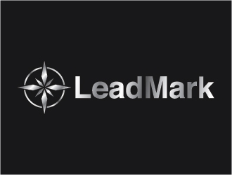 LeadMark logo design by Fear