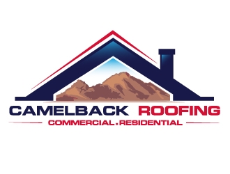 CAMELBACK ROOFING logo design by dorijo