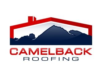 CAMELBACK ROOFING logo design by mewlana
