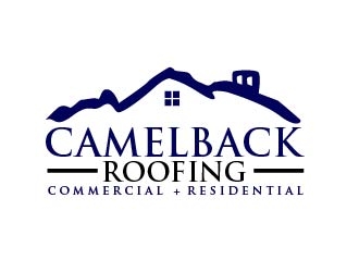 CAMELBACK ROOFING logo design by shravya