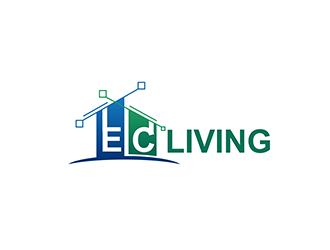 EC Living logo design by enzidesign