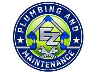 EZ Plumbing and Maintenance logo design by DreamLogoDesign
