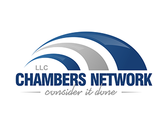 Chambers Network LLC logo design by enzidesign