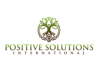 Positive Solutions International logo design by DreamLogoDesign