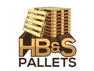 HB&S PALLETS logo design by DreamLogoDesign