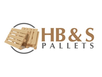 HB&S PALLETS logo design by DreamLogoDesign