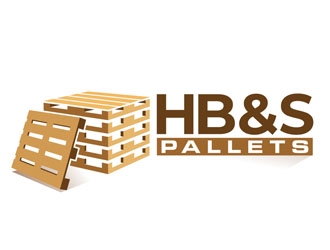 HB&S PALLETS logo design by DreamLogoDesign
