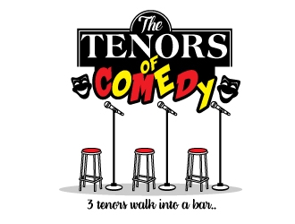 The Tenors of Comedy logo design by logoguy