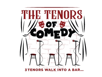 The Tenors of Comedy logo design by logoguy
