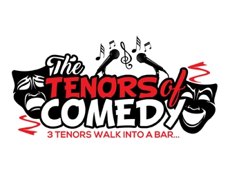 The Tenors of Comedy logo design by MAXR