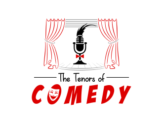 The Tenors of Comedy logo design by Gwerth
