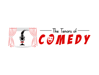 The Tenors of Comedy logo design by Gwerth