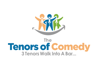 The Tenors of Comedy logo design by YONK