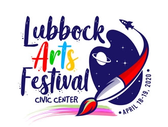 Lubbock Arts Festival logo design by DreamLogoDesign