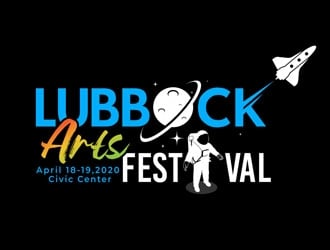 Lubbock Arts Festival logo design by DreamLogoDesign