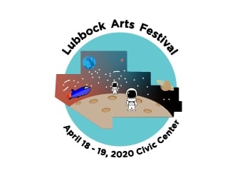 Lubbock Arts Festival logo design by Hansiiip
