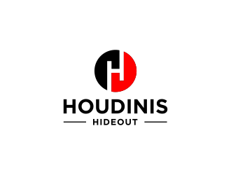 Houdinis Hideout logo design by haidar